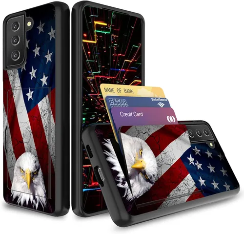 Funda para Galaxy S23, doble capa suave y dura, con bolsillo, tarjeta, identificación, funda protectora para Samsung Galaxy S23 5G de 6.1 pulgadas