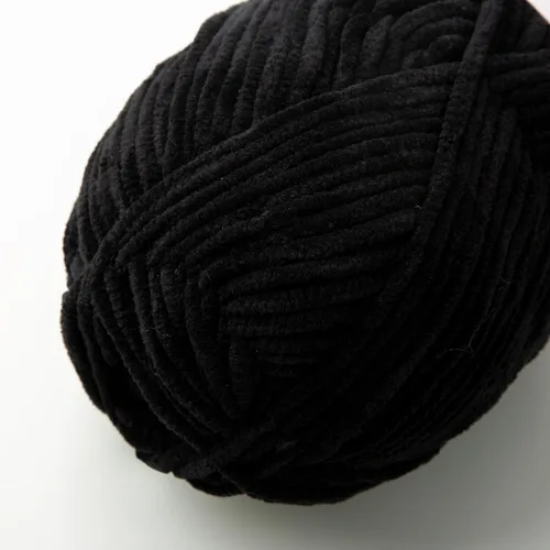 Vista 4 de 3PCS Hilo de Chenille de 3.5oz para Mantas Amigurumi: Hilo de Terciopelo Suave para Bebé Tejido y Ganchillo Voluminoso 5# Hilo 3 Madejas de 100g