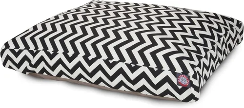 Vista 16 de Majestic Pet Products - Cama rectangular pequeña para perros con funda extraíble lavable para interiores y exteriores, color negro