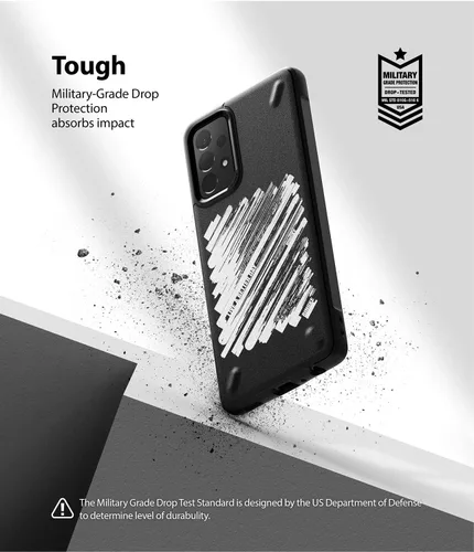 Vista 8 de Ringke Onyx - Funda compatible con Samsung Galaxy A52s 5G/Galaxy A52 5G/Galaxy A52, resistente a prueba de golpes, textura antideslizante