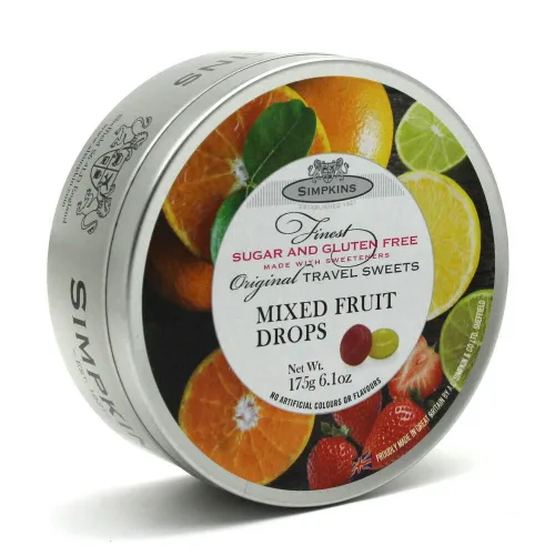Vista 2 de Simpkins 3 dulces de viaje de frutas mixtas sin azúcar y gluten