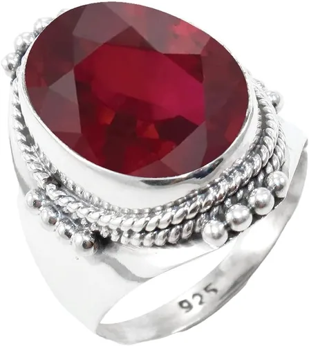 Vista 9 de Anillo de plata de ley 925 para anillo de piedras preciosas naturales unisex, anillo de plata esterlina, anillo de moda con múltiples piedras