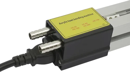 Vista 3 de Máquina de doblado de PVC de plástico acrílico de 24 pulgadas Calentador Calefacción caliente Bender Hoja de plástico Bender Herramienta de doblado