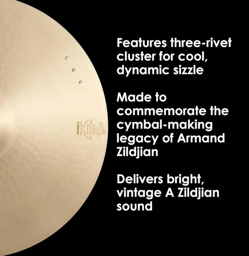 Vista 5 de Avedis Zildjian Company A Series - Platillo mediano (20 pulgadas)