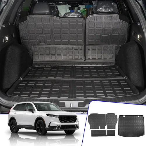 Vista 14 de Rongtaod Tapete de carga compatible con Honda CRV 2017-2022, forro de carga para maletero, revestimiento de maletero de elastómero termoplástico