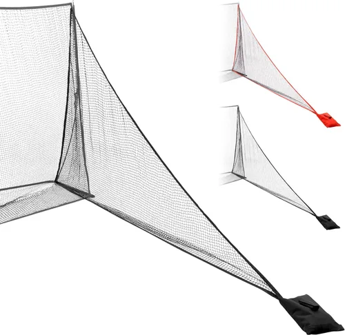 GoSports Accesorio de red de caña para redes de golpe de golf, negro o rojo