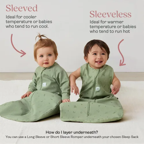 Vista 6 de ergoPouch Jersey Saco de dormir 1.0 TOG – Saco de dormir para bebé, transición ideal de envolver, ajuste delgado mantiene al bebé seguro y cómodo
