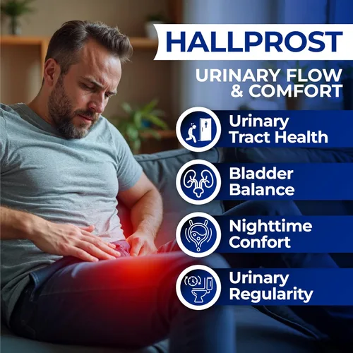 Vista 8 de Hallusa Natural Próstata Inflamada - Prostatitis - Pastillas para la próstata - HALLPROST 60 CAPSULAS