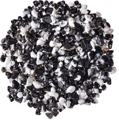 Vista 12 de Piedras preciosas naturales de amazonita de 5 a 0.315 in a granel, piedras preciosas de cristal perforadas de forma irregular para hacer joyas