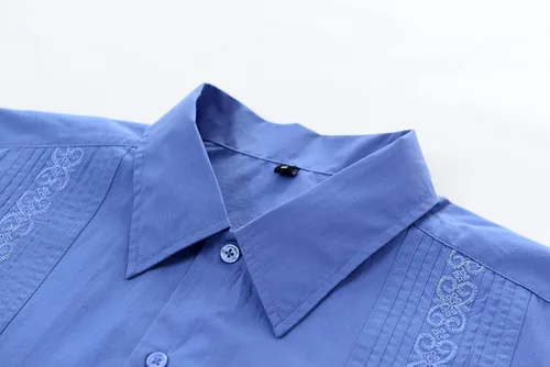 Vista 2 de MAXJON Guayabera - Camisas cubanas de manga corta para hombre