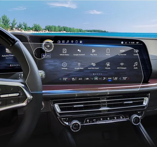 Vista 8 de 2024 2025 2026 Traverse Protector de pantalla para Chevy Traverse (LS/LT/Z71/RS/High Country) Centro de información del conductor de 11 pulgadas