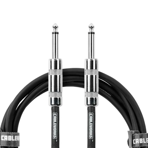Vista 14 de Cableworks de Gator Cases Serie Backline, Cable de Instrumento de Guitarra de 5 Pies, Recto a Ángulo Recto (GCWB-INS-05RA)