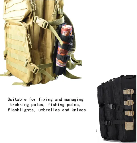 Vista 6 de Herramienta de engranaje táctico Funda Molle accesorio cuchillo funda linterna funda utilidad herramientas caso táctico soporte