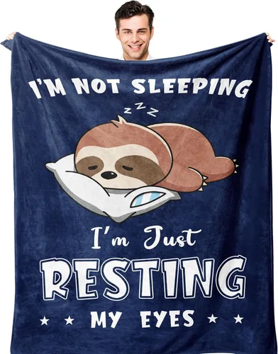 Regalos de cumpleaños para hombres/él, regalos para él, manta para papá, abuelo, marido, 60 x 50 pulgadas, regalo de aniversario de jubilación para