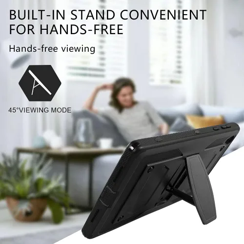 Vista 4 de Mignova - Funda para Alcatel Joy Tab 2 8 pulgadas 2020, modelo 9032Z, viene con protector de pantalla de vidrio templado HD para TCL Tab