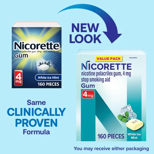Vista 2 de Nicorette goma de mascar para dejar de fumar, 776025, 1, 1