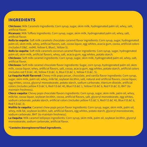 Vista 3 de Canel's La Vaquita Mix Bag - Mezcla de dulces surtidos de caramelos, coco, chocolate y nuez dulces suaves y duros, 2.0 libras