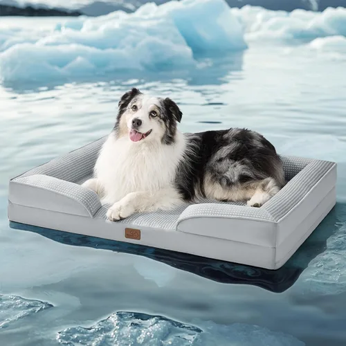 Vista 11 de Bedsure - Cama para gatos de interior, sofá cama lavable para perros muy pequeños, espuma de soporte con funda extraíble y lavable, forro Gris