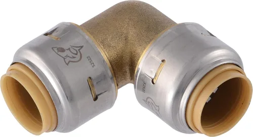 Vista 11 de SharkBite Max Codo de 90 Grados de 1/2 Pulgada, Paquete de 4, Accesorio de Plomería de Latón de Conexión Rápida, Tubo PEX, Cobre, CPVC, PE-RT, HDPE