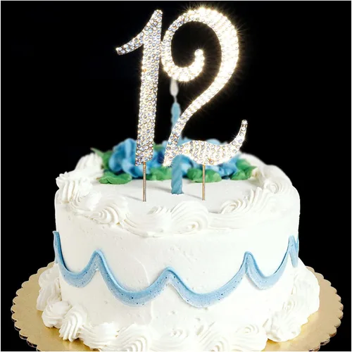 Vista 10 de Scotamalone 18 gemas de diamantes de imitación de alta calidad para decoración de tartas