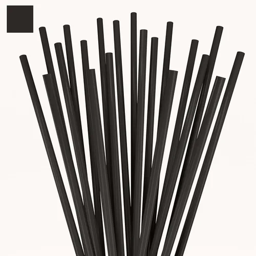 Vista 5 de Pajita Agitadora de Café de Plástico Desechable - Palito Agitador de Sorber de 5 Pulgadas (Negro, 1,000 unidades)
