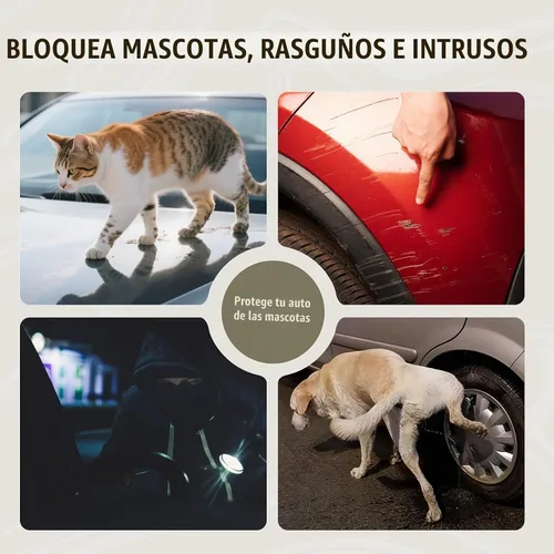 Vista 9 de TUCAREST - Funda de auto completa de 6 capas de alta calidad, diseño de cremallera de carcasa dura, impermeable, resistente a la intemperie Tira