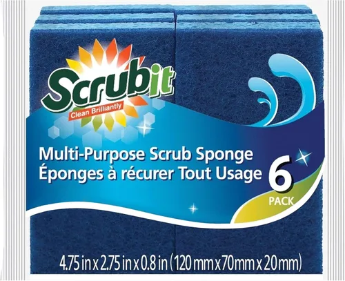 Scrubit Esponjas de limpieza antiarañazos - Esponja para platos ideal para lavar cocina, platos, baño y más - Esponja para lavar platos junto con un