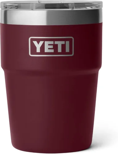 Vista 19 de YETI Rambler - Vaso apilable de 16 onzas, aislado al vacío, de acero inoxidable con tapa MagSlider Stackable, Vacuum Insulated, MagSlider Lid