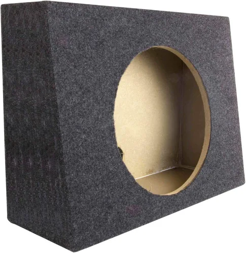 Vista 7 de QPower - Caja de subwoofer de audio para automóvil con diseño ventilado, se adapta a la mayoría de subwoofers de 12 pulgadas, carcasa de MDF