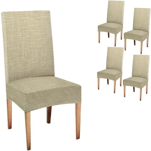 Vista 82 de CAPSCEOLL - Juego de 2 fundas para sillas elásticas, extraíbles y lavables, fundas para sillas Parson para sala de estar, comedor, cocina