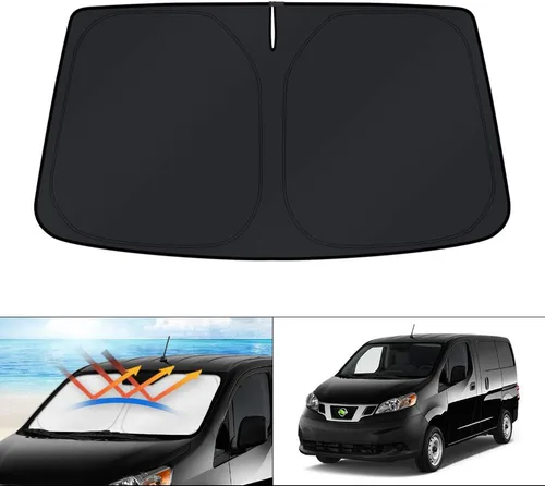 Vista 181 de KUST Parasol para parabrisas para Chevy Malibu 2013 2014 2015 accesorios de ventana cubierta solar plegable bloquea los rayos UV mantener el coche