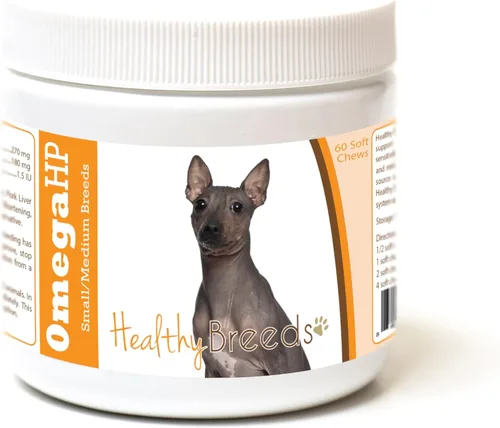 Vista 32 de Healthy Breeds Siberian Husky Omega HP - Masticables suaves para piel y pelaje, 90