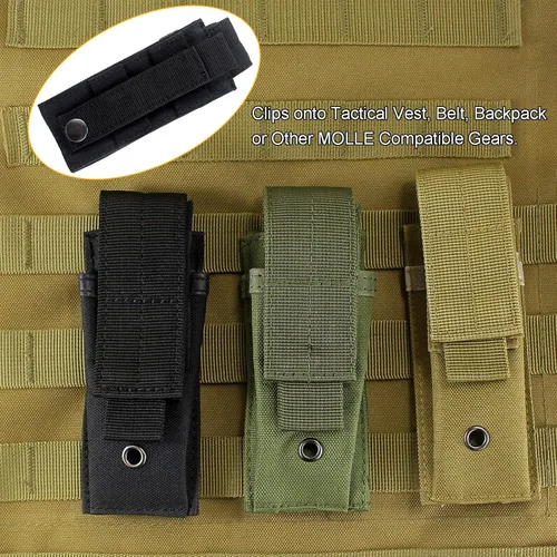 Vista 6 de Depring Solo pistola Mag bolsa Molle Tactical EDC EMT herramienta organizador titular