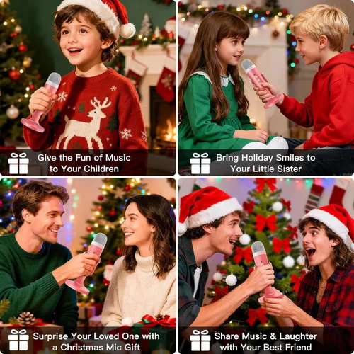 Vista 9 de ZealSound Micrófono rosa, cancelación de ruido ASMR Mic con ganancia, ajuste de volumen y botón de silencio, monitoreo y eco, para grabación vocal