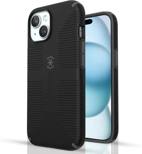 Vista 13 de Speck Funda MagSafe para iPhone 15 Pro - Protección contra caídas y para la cámara, agarre seguro de tacto suave, compatible con carga inalámbrica