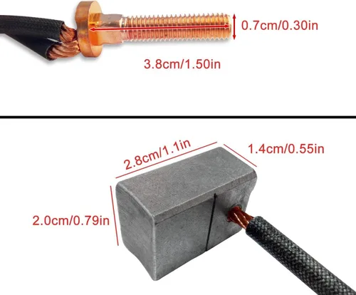 Vista 4 de Yamaha G29 Kit de cepillo de motor para carrito de golf Yamaha Kits de repuesto Yamaha JU2-H1801-00 (2 piezas)