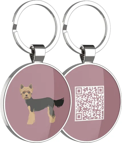 Vista 11 de Etiquetas para perros con código QR, etiquetas de perro personalizadas para mascotas, etiquetas de identificación de perro, etiquetas de nombre