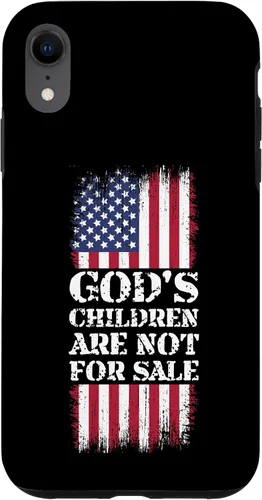 Vista 25 de God's Children are Not for Sale Funny Quote God's Children Case for iPhone 17