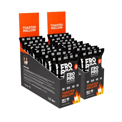 Vista 39 de FROPRO Barras de proteína vegetal – Barras de proteínas a base de plantas, totalmente naturales, sin gluten, lácteos y soja, barras altas