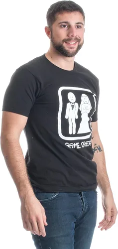 Vista 4 de Game Over - Camiseta divertida para despedida de soltero, boda, novio, humor, novio