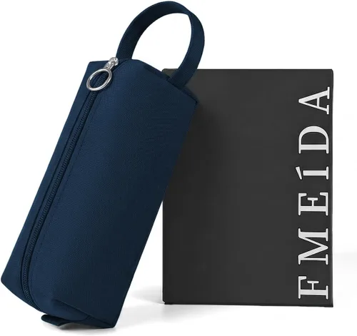 Vista 13 de Fmeida Simple Pencil Case Pouch, Office Supplies Gift for Men Women
