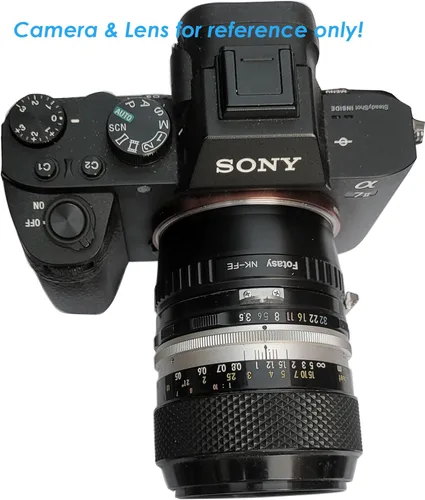 Vista 6 de Fotasy lente ANAF Sony Minolta MA AF para cámara Sony NEX E-Mount, color negro