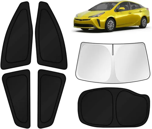 Vista 86 de KUST Parasoles para Ventanas de Automóvil para Tesla Model 3 2018-2025 2026 Parasol de Parabrisas Cubierta de Ventana Lateral Bloqueo UV Protección