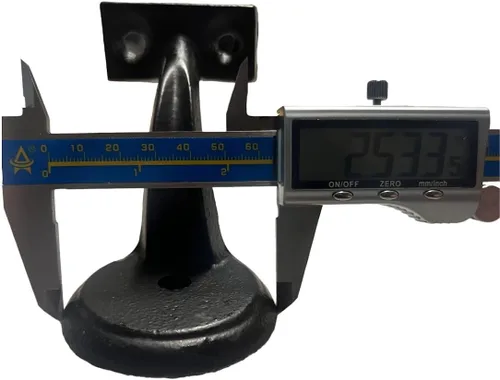 Vista 5 de Soporte de pasamanos, hierro fundido, pasamanos de escalera, resistente, soldado, soporte de montaje, juego de 3