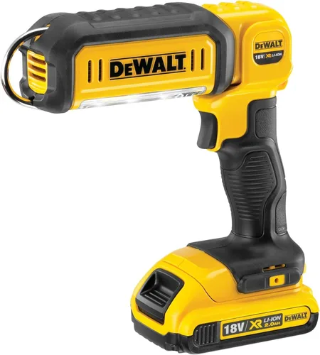 Vista 5 de DEWALT 20 V MAX - Luz de trabajo LED, linterna recargable, cabezal giratorio, solo herramienta (DCL050)