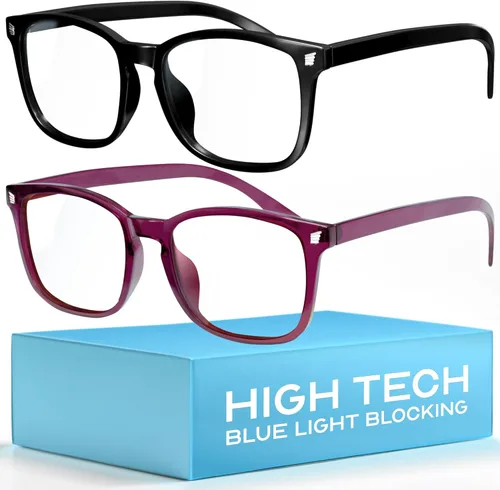 Vista 27 de Livho Gafas de Luz Azul de Alta Tecnología - Gafas de Computadora con Bloqueo Avanzado de Luz Azul - Protección contra la Fatiga Visual y UV