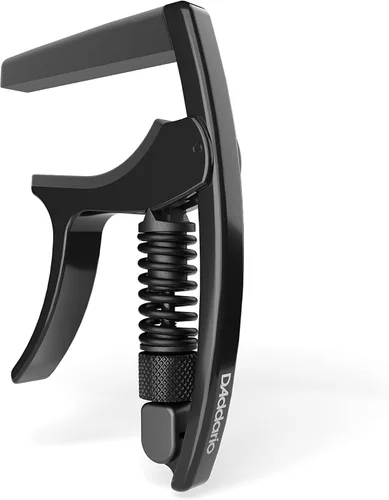 Vista 8 de D'Addario Cejilla de guitarra acústica y eléctrica - NS Capo - Tensión ajustable - Accesorios de guitarra - Funciona para guitarras de 6 cuerdas