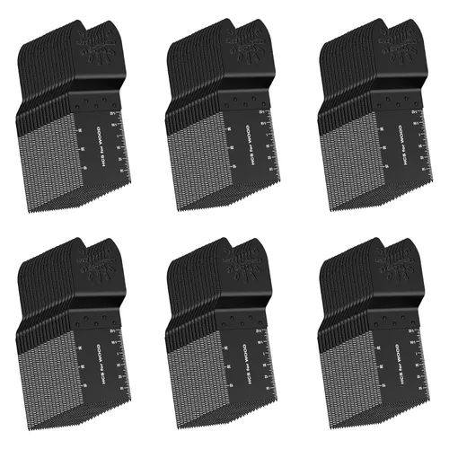 Vista 7 de TrivdPro 100 Piezas Hojas de Herramienta Oscilante Profesionales Universales Hojas de Sierra Oscilante Madera Hojas de Multiherramienta Compatibles