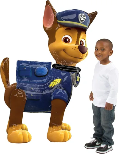 Vista 3 de Globo hinchable con diseño de Chase de la patrulla canina de 54 pulgadas
