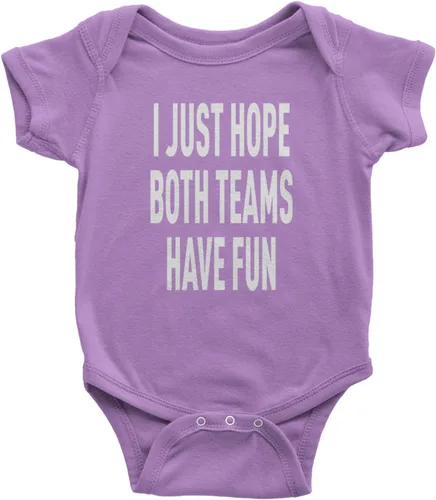 Expression Tees I Just Hope Both Teams Have Fun Sports - Body de una pieza y camiseta para niños pequeños